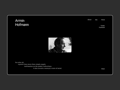 Armin Hofmann arminhofmann composition graphicdesign grid ui web
