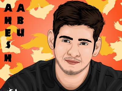 Vector Portrait of Mahesh Babu 1 actor art artwork colorful creative design illustration illustrator indian movie phone portrait stylish tracing trending vector vector portrait vectorart