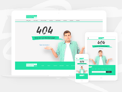 Money Under 404 Page design site ui