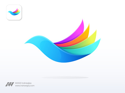 Colorful Bird 1 bird brand branddesign brandidentity clean colorful design designer gradient indrawijay logo logodesign logodesigner logomark logos mark simple