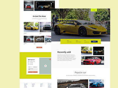 Car rental website app branding design ecommerce fiverr illustration minimal ui web website
