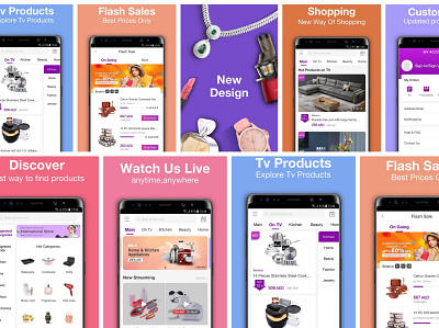 TV E Commerce App app branding design illustration logo minimal typography ui vector web website