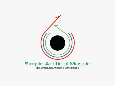 SimpleArtificialMuscle animation app art branding clean design flat graphic design icon logo minimal typography ux vector