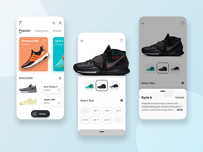 Shop Sneaker UI app app design application ios mobile shoes app shoes store sketch sneaker sneakerhead sneakers ui ui design uiux user interface ux