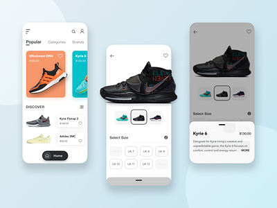 Shop Sneaker UI