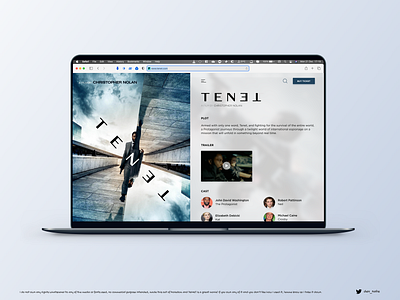 Tenet Landing Page agency desktop landing page mac mac os macbook macbook pro mock up mockup mockups safari ui ui design ux ux design ux designer web design web designer