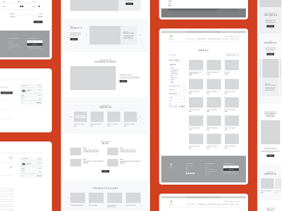 Anna Griffin - Wireframe card checkout design desktop ecommerce shop ui user experience user interface ux wireframe