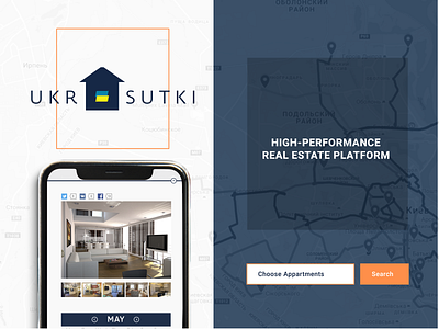 Ukrsutki - high-performance real estate platform