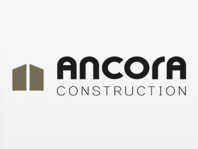 Ancora Construction logo construction logo real estate