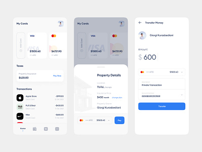 Financial App Design