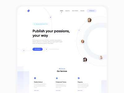 Workout Platform Landing Page