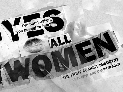 The Fight Against Misogyny design feminism social social rights typography