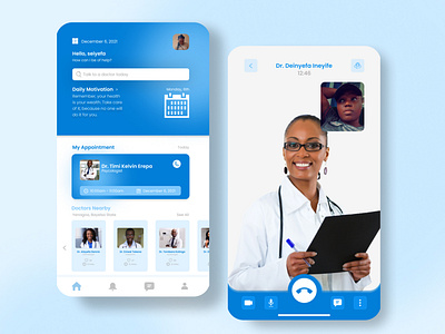 Doctor's App 3d app brand profile branding creative design doctor doctors pandemic health figma graphic design health illustration logo mobile app ui ux