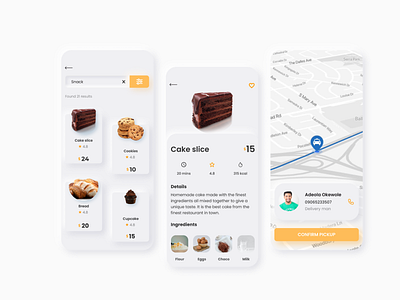 Food delivery app 100daysofui dailyui design figma figmaafrica figmadesign food app mobile ui