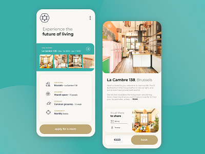 Coliving Website | Daily UI Challenge 002 (Checkout) app booking checkout coliving dailyui green ui userexperience userinterface ux vector