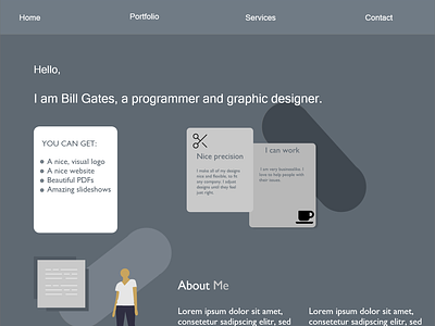 Business Website branding design minimal ui web