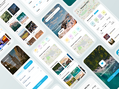 TripLover Flow App app design figma travel travelapp typography ui ux