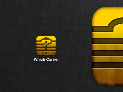 Which Carrier icon ios iphone