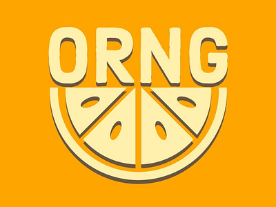ORNG Company Logo branding design flat icon logo minimal typography