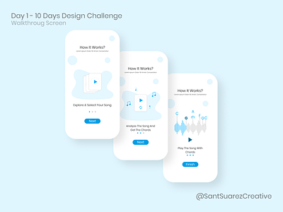 Day 1 - 10 Days Design Challenge - Walkthroug Screen 10ddc app design digitalproduct flat minimal productdesign ui uidesign uidesigner uiinspiration uitrends uitrends2020 uiuxdesigner uiuxdesigns uiuxdr uiuxdr ux