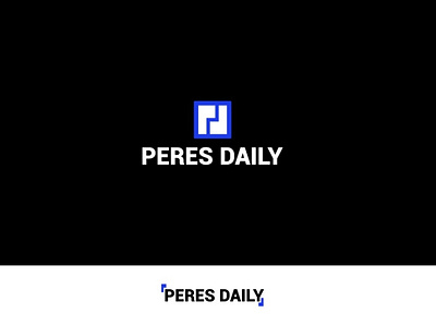 Peres Daily || News Portal Logo || PD Creative Logo mark brand brand design brand identity branding branding design design logo logo design logo mark logotype minimal pd logo