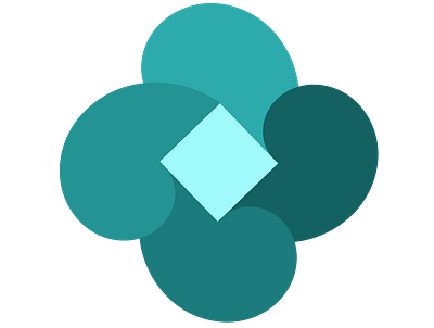 Turquoise logo design illustration image logo logo design logotype vector