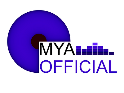 Logo Mya Official affinity affinitydesigner blue branding design designer illustration illustrations illustrator logo logotype mya official typography vector vectornator