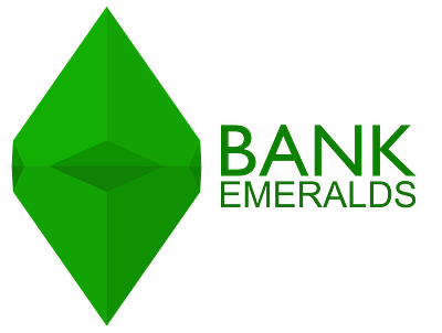 Logo Bank Emeralnds affinity art bank branding design designer emeralds green illustration illustrations illustrator image logo logotype vector vectornator