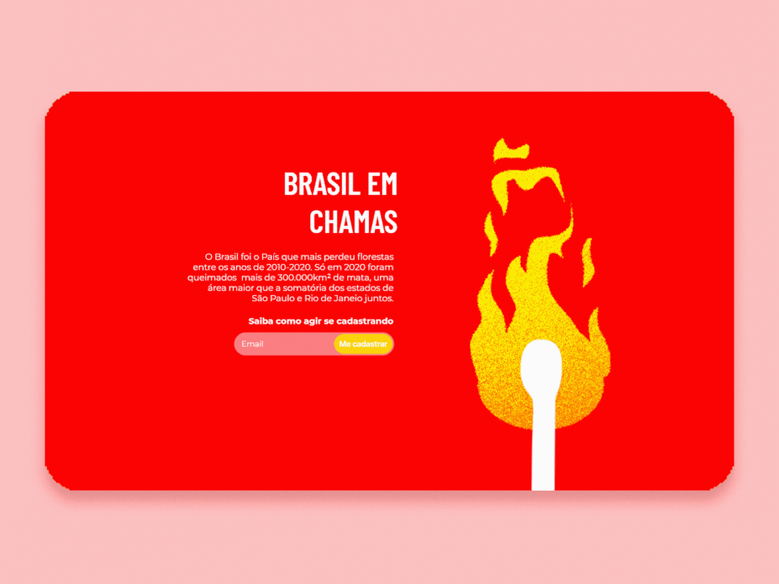 Daily UI 01 | Sign Up Page brasil daily 100 challenge dailyui dailyuichallenge queimadas signup signup page ui