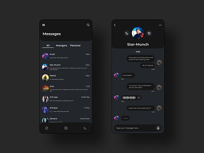 Daily UI 13 | Direct Messaging daily 100 challenge daily ui dailyui dailyuichallenge direct message direct messaging guardians of the galaxy guardiansofthegalaxy marvel message messages messaging messenger ui