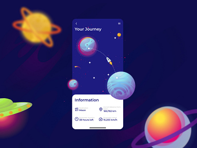 Daily UI 20 | Location Tracker daily 100 challenge daily ui dailyui dailyuichallenge location location tracker planets space space app space tracker ui