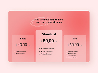 Daily UI 30 | Pricing daily 100 challenge daily ui dailyui dailyuichallenge plant price pricing pricing page pricing plan ui