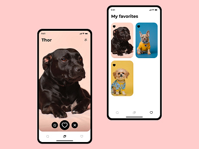 Daily UI 44 | Favorites daily 100 challenge daily ui daily ui 044 daily ui 44 dailyui dailyui044 dailyuichallenge dog dogs favorite favorites favourite favourites like puppy ui