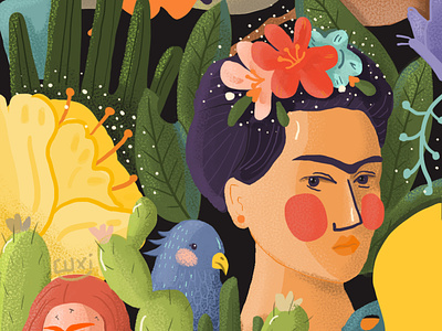 Frida frida fridakahlo happiness illustration