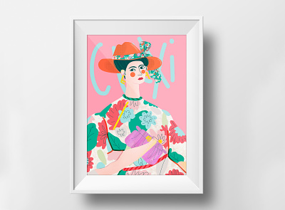 Matisse's paintings wear Fendi color famous paiting fashion fashion brand fashion illustration fendi illustration