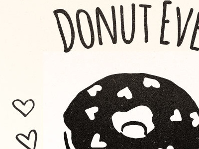 Donut Let Me Gooooo craving donut donut ever let me go drawing food hearts love valentines day vday