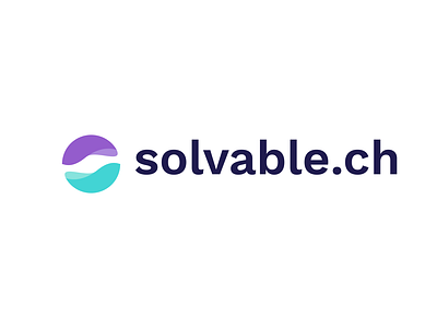 LOGO for solvable.ch app design icon illustration logo logotype typography vector