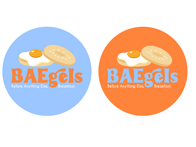 BAEgels Branding branding illustration logo mockups restaurant