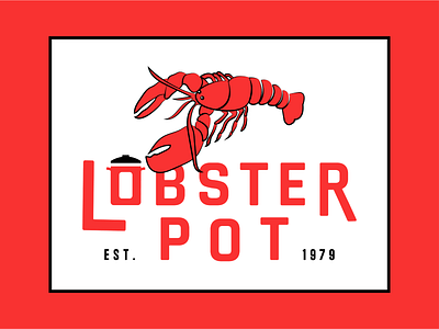Lobster Pot // Lobster Pot Express branding illustration logo logo design merchandise mockups restaurant