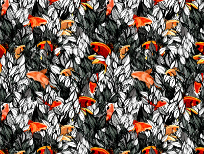 Fish Pond Repeat Pattern