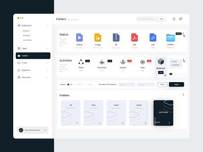 E-commerce Dashboard [Light part]