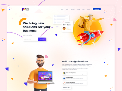 Digital Agency Landing Page