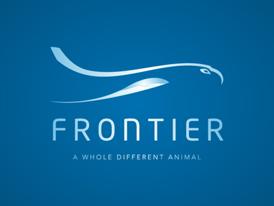 Frontier airline identity logo