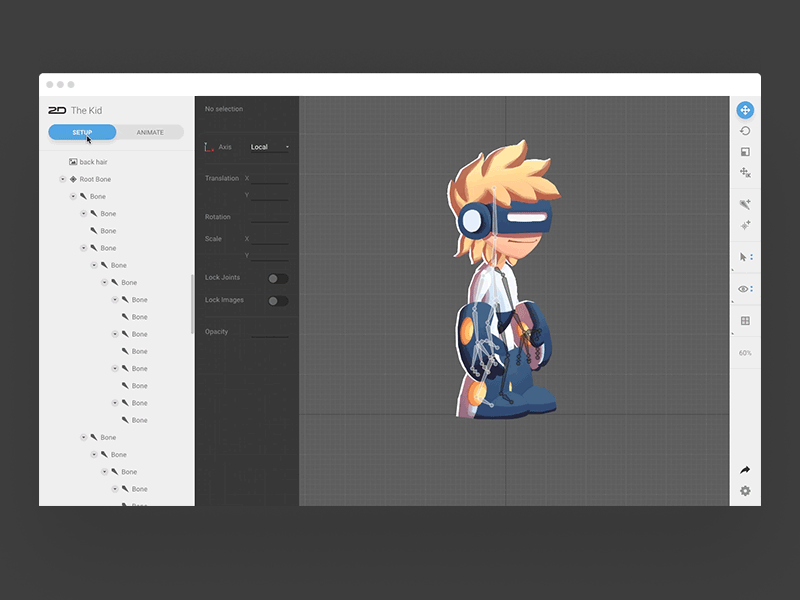 Toggling Animation Mode in Nima by Guido Rosso on Dribbble