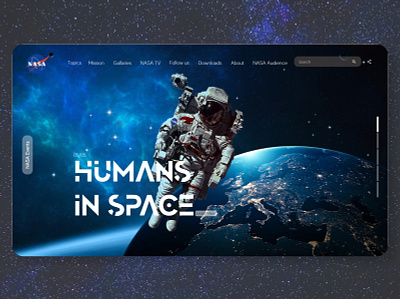 NASA Website redesign,Conceptual Design concept nasa space uiux website