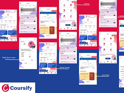 Coursify Ed Tech learning app (Concept Design)