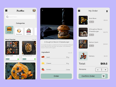 Food App Design