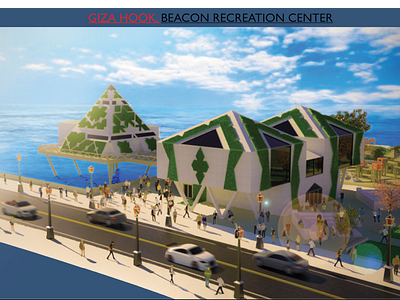 Beacon Recreation Center 3d modeling design illustration photoshop rendering