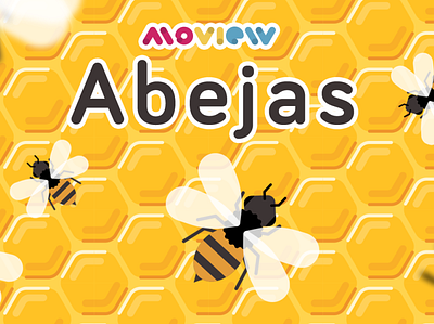 Abejas abeja adobe aftereffects animación animation design flat illustration illustrator mexico moview