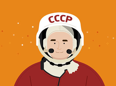 Yuri animación animation astronaut cccp cosmonaut gargarin russia yuri